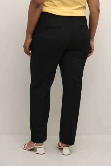 Kaffe Curve Sakira Långa Byxor Svart - Jeans & Byxor i Stora Storlekar – Plus Size - 