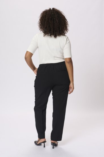Kaffe Curve Sakira Långa Byxor Svart - Jeans & Byxor i Stora Storlekar – Plus Size - 