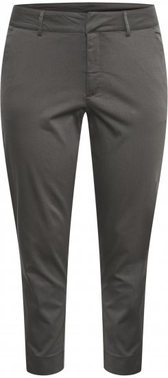 Kaffe Curve Leana Chinobyxor 7/8 Grafitgrå - Jeans & Byxor i Stora Storlekar – Plus Size - 