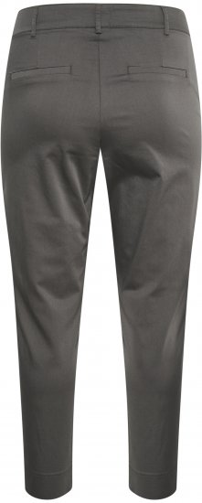 Kaffe Curve Leana Chinobyxor 7/8 Grafitgrå - Jeans & Byxor i Stora Storlekar – Plus Size - 