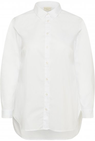 Kaffe Curve Laina Shirt Optical White - Skjortblusar - 