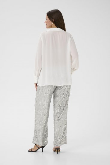 Kaffe Curve Gina Shirt White - Skjortblusar - 