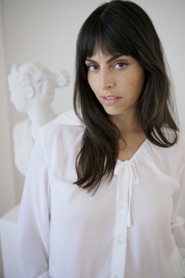 Kaffe Curve Gina Shirt White - Skjortblusar - 