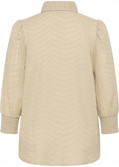 Kaffe Curve Penelopia Shirt Feather Grey - Skjortblusar - 