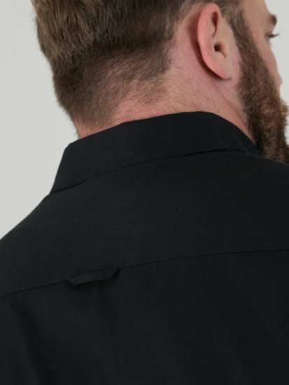 D555 Richard Långärmad Oxfordskjorta TALL Svart - TALL skjortor - 