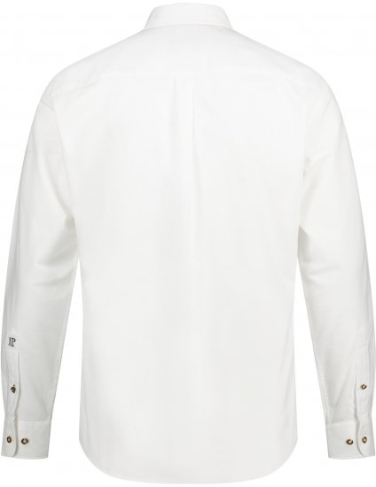JP1880 Shirt Modern Fit Traditional Stag Horn White - Skjortor - Stora skjortor - 2XL-8XL