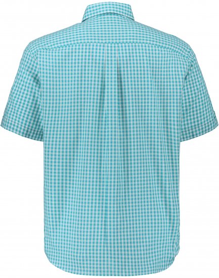 JP1880 Shirt Traditional Short Sleeve Turquoise - Skjortor - Stora skjortor - 2XL-8XL