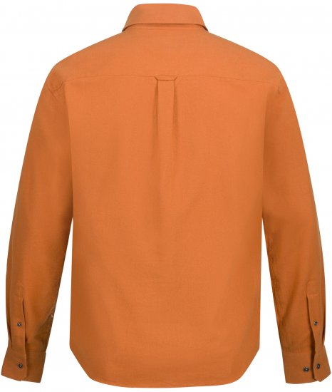 JP1880 Shirt Flannel Long Sleeve Orange TALL - HERRKLÄDER MT-6XLT - Kläder för långa män