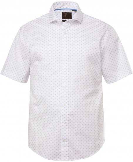 JP1880 Business Modern Fit Short Sleeve Shirt TALL Off-White - TALL skjortor - 