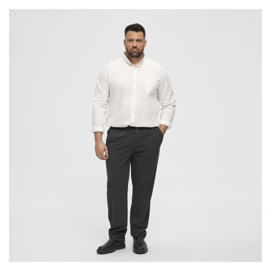 North Latitude Oxford Shirt White - Skjortor - Stora skjortor - 2XL-8XL