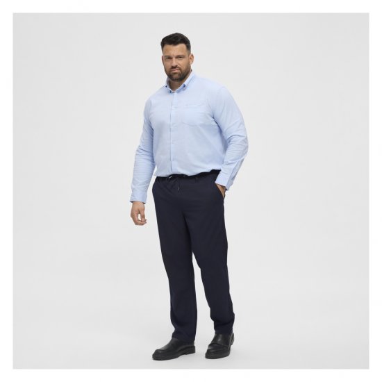 North Latitude Oxford Shirt Light Blue - Skjortor - Stora skjortor - 2XL-8XL