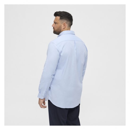 North Latitude Oxford Shirt Light Blue - Skjortor - Stora skjortor - 2XL-8XL