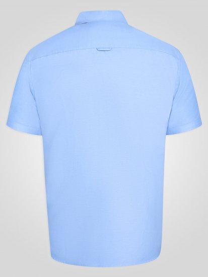 D555 James Kortärmad Oxfordskjorta TALL Ljusblå - TALL skjortor - 