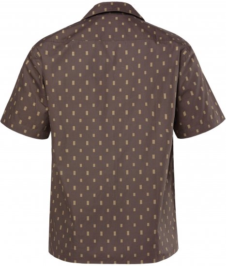 JP1880 Boxy Cuba Short Sleeve Shirt Brown - Skjortor - Stora skjortor - 2XL-8XL