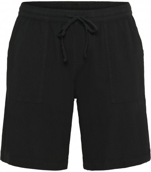 Kaffe Curve Nana Liah Shorts Svart - Jeans & Byxor i Stora Storlekar – Plus Size - 