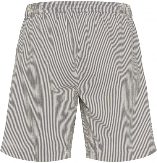 Kaffe Curve Nana Randiga shorts Midnatt/Vit randig - Jeans & Byxor i Stora Storlekar – Plus Size - 