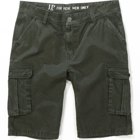 JP1880 Shorts Cargo Bermuda Dark Olive - Shorts - Stora shorts W40-W60