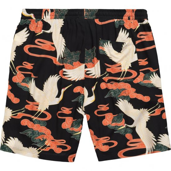JP1880 Bermuda Shorts Floral All-over Print Black - Shorts - Stora shorts W40-W60