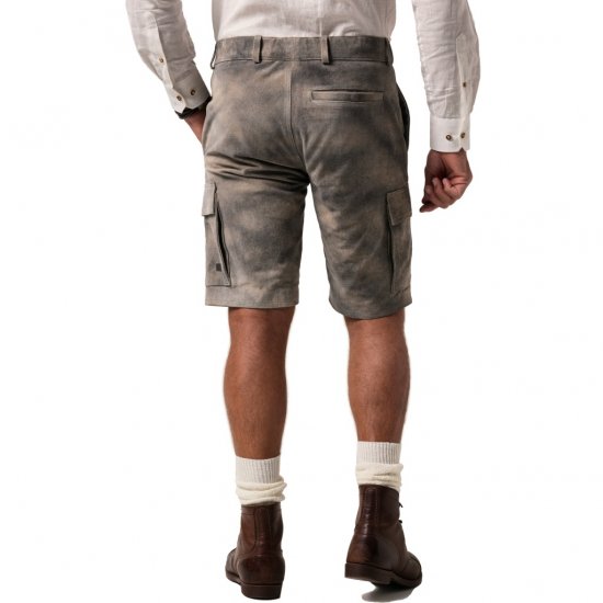 JP1880 Shorts Bermuda Traditional Cowhide Graphite Grey - Shorts - Stora shorts W40-W60