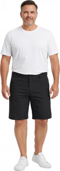 Dobsom Nebraska Kortbyxor Svart - Shorts - Stora shorts W40-W60