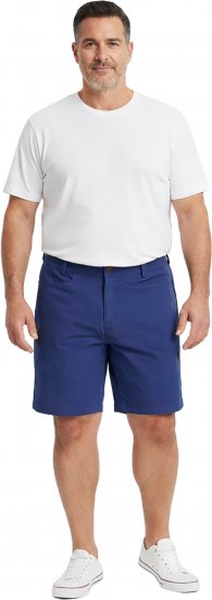Dobsom Nebraska Kortbyxor Blå - Shorts - Stora shorts W40-W60