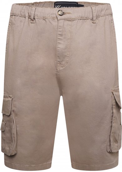 Kam Jeans 3404 Cargo Shorts Beige - Shorts - Stora shorts W40-W60