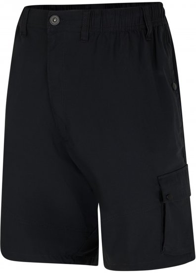 Espionage ST066 Stretch Poplin Cargo Shorts Black - Shorts - Stora shorts W40-W60