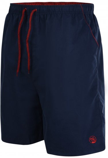 Espionage SW040 Plain Swimshorts Navy - Badshorts - Badshorts för herrar i stora storlekar