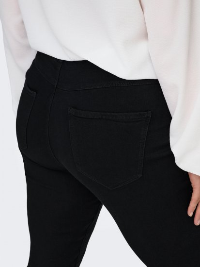 Only Carmakoma Thunder Life Skinny Fit Jeans Black - Skinny fit - 