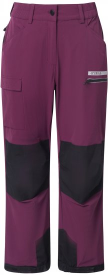 Ulla Popken HYPRAR Multifunctional Durable Inset Trekking Pants Dark Cherry Dark Cherry - Jeans & Byxor i Stora Storlekar – Plus Size - 