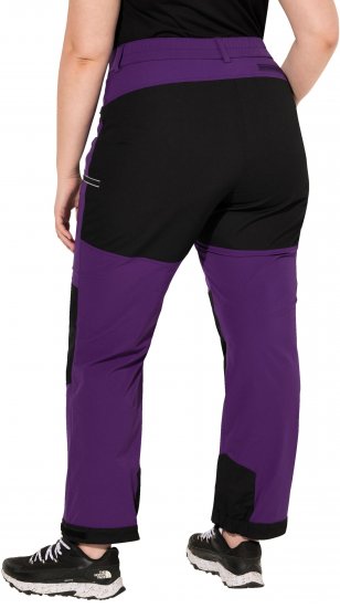 Ulla Popken HYPRAR Multifunctional Durable Inset Trekking Pants Plum - Jeans & Byxor i Stora Storlekar – Plus Size - 