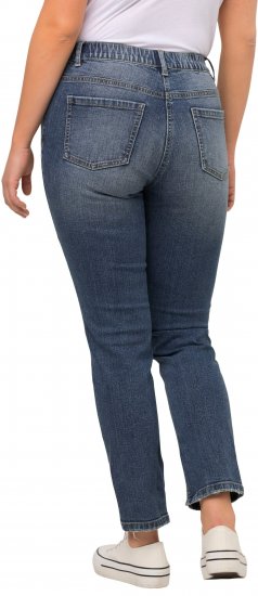 Ulla Popken Distressed Stretch Fit Sarah Jeans Blue Denim - Jeans & Byxor i Stora Storlekar – Plus Size - 