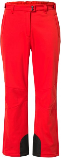 Ulla Popken Softshell Trousers Waterproof Zip Pockets Snow Gaiters Salsa - Jeans & Byxor i Stora Storlekar – Plus Size - 