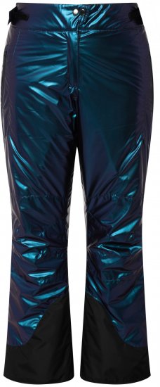 Ulla Popken Ski Pants Water-Repellent MBlue-Of-Pearl Velcro Closure Snow Gaiter Blue - Jeans & Byxor i Stora Storlekar – Plus Size - 