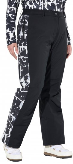 Ulla Popken Hyprar Functional Trousers Waterproof Velcro Closure Snow Gaiter Black - Jeans & Byxor i Stora Storlekar – Plus Size - 