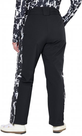 Ulla Popken Hyprar Functional Trousers Waterproof Velcro Closure Snow Gaiter Black - Jeans & Byxor i Stora Storlekar – Plus Size - 