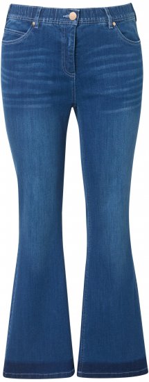 Ulla Popken Stretch Fit Bootcut Jeans Blue Denim - Jeans & Byxor i Stora Storlekar – Plus Size - 