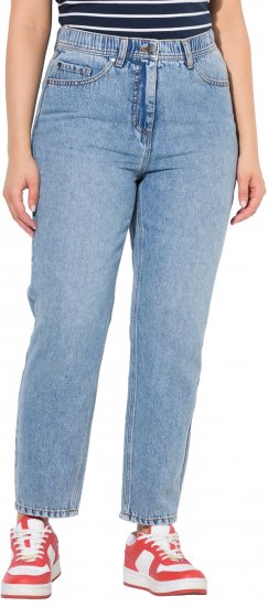 Ulla Popken Lyocell Blend Stretch Fit Jeans Mid Blue Denim - Jeans & Byxor i Stora Storlekar – Plus Size - 