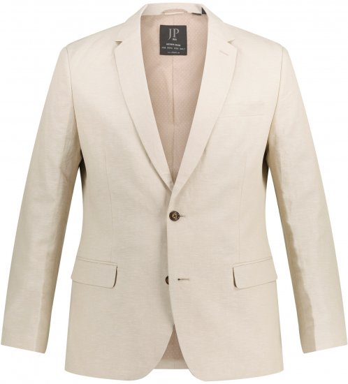 JP1880 Kos Linen Blend Jacket Sand - Kostymer och kavajer - Kostymer i stora storlekar