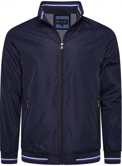 Kam Jeans 444 Premium Harrington Jacket Navy - Jackor - Stora jackor - 2XL-12XL