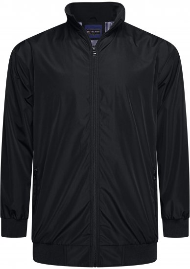 Kam jeans 445 Premium Harrington Jacket Black - Jackor - Stora jackor - 2XL-12XL