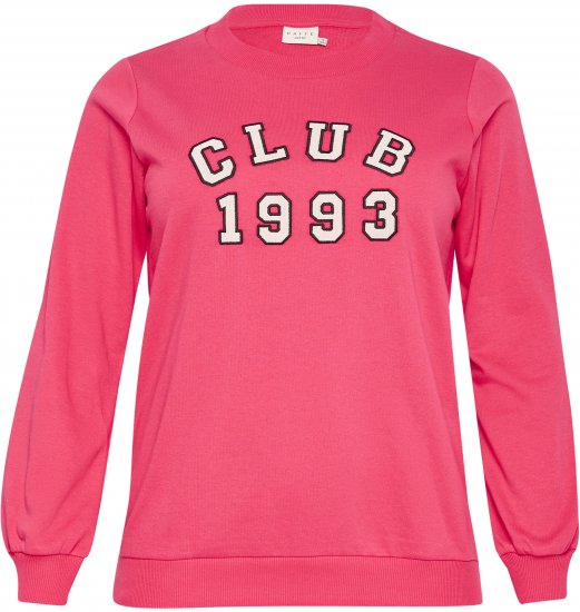 Kaffe Curve Violi Sweatshirt Raspberry Pink - Collegetröjor - 