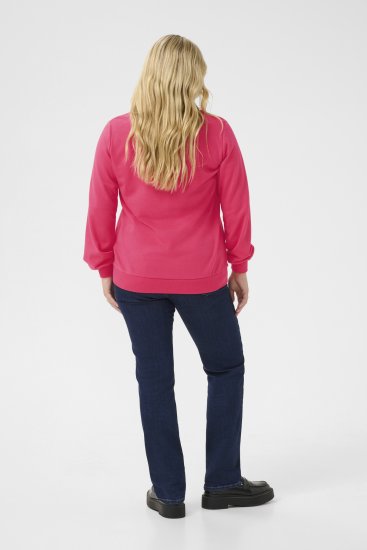 Kaffe Curve Violi Sweatshirt Raspberry Pink - Collegetröjor - 