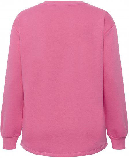 Kaffe Curve Sus Sweatshirt Pink Power - Collegetröjor - 
