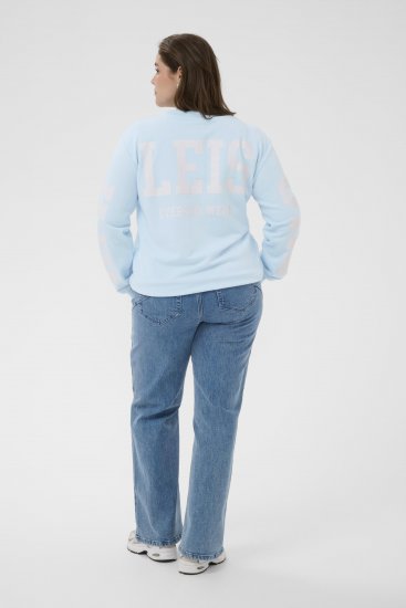 Kaffe Curve Mila Sweatshirt Nantucket Breeze Blue - Collegetröjor - 
