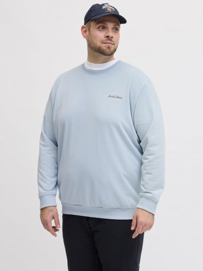 Jack & Jones Brandon Sweatshirt Blue - Tröjor & hoodies - Stora hoodies & tröjor - 2XL-14XL