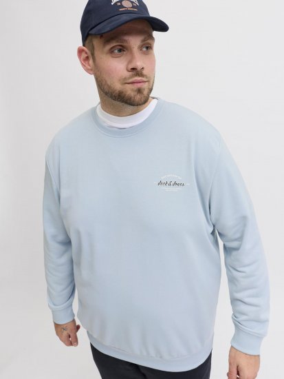 Jack & Jones Brandon Sweatshirt Blue - Tröjor & hoodies - Stora hoodies & tröjor - 2XL-14XL