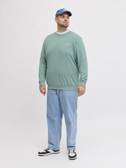 Jack & Jones Brandon Sweatshirt Turquoise - Tröjor & hoodies - Stora hoodies & tröjor - 2XL-14XL