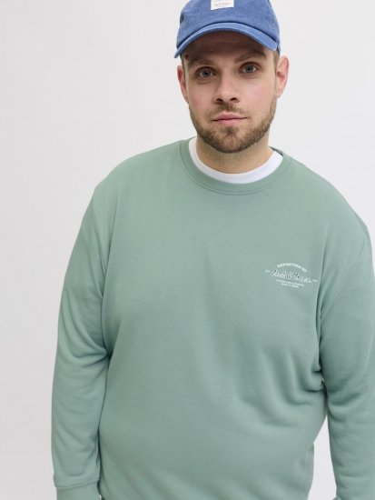 Jack & Jones Brandon Sweatshirt Turquoise - Tröjor & hoodies - Stora hoodies & tröjor - 2XL-14XL