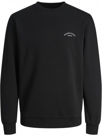 Jack & Jones College Logo Sweatshirt Black - Tröjor & hoodies - Stora hoodies & tröjor - 2XL-14XL
